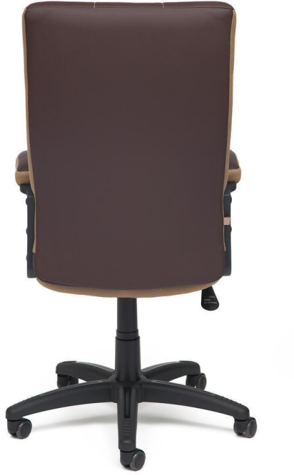 Кресло TRENDY кож/зам/ткань, коричневый/бронзовый, 36-36/21