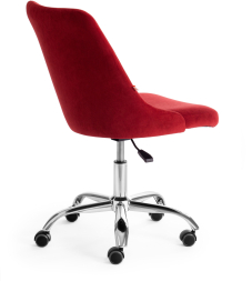 Кресло SWAN флок , бордовый, 10