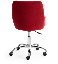 Кресло SWAN флок , бордовый, 10