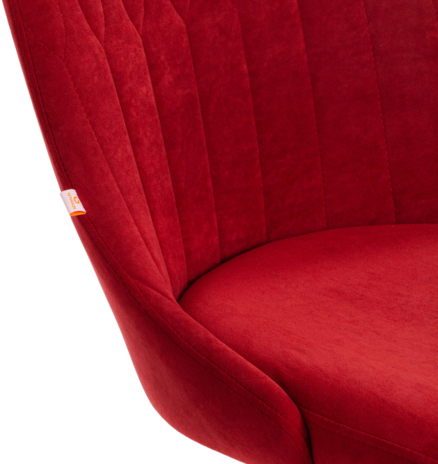Кресло SWAN флок , бордовый, 10