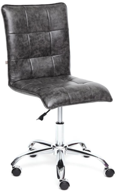 Кресло ZERO кож/зам, серый, 2 TONE