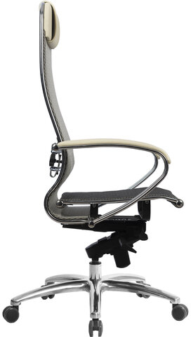 Кресло офисное МЕТТА "SAMURAI" S-1.04, сверхпрочная ткань-сетка, бежевое