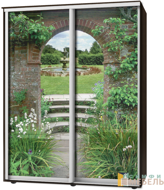 Шкаф-купе 2х дв Стандарт Фотопечать № 62