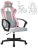 Кресло компьютерное BRABIX ''Forcer GM-127'', 2 подушки, ткань, розовое/серое, 533215