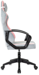 Кресло компьютерное BRABIX ''Forcer GM-127'', 2 подушки, ткань, розовое/серое, 533215
