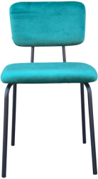 Стулья BRABIX "Dream CF-090", КОМПЛЕКТ 4 шт., черный каркас, ткань зеленая, 533253