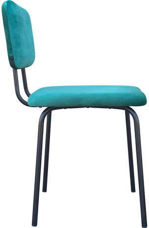 Стулья BRABIX "Dream CF-090", КОМПЛЕКТ 4 шт., черный каркас, ткань зеленая, 533253