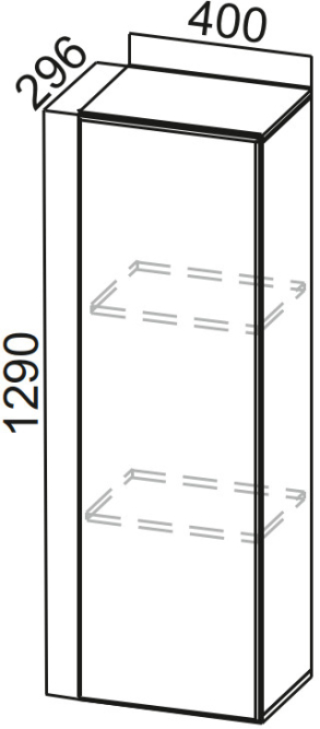 Пенал-надстройка 400 (296) Модус