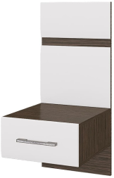 Тумба прикроватная с надстройкой Ненси (Горизонт)