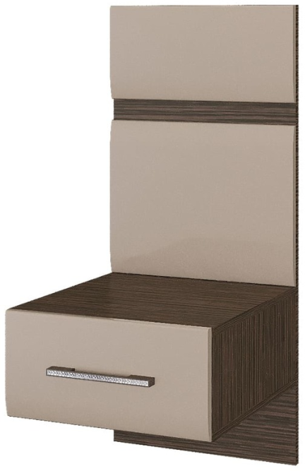 Тумба прикроватная с надстройкой Ненси (Горизонт)