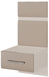 Тумба прикроватная с надстройкой Ненси (Горизонт)
