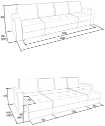 Диван-трансформер Леон-1
