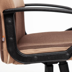 Кресло СН757 ткань, коричневый/бежевый, 26/13