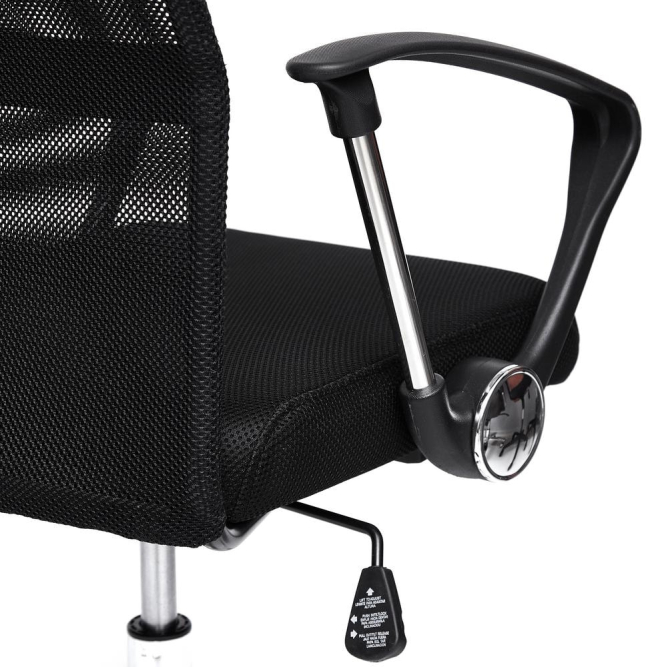 Кресло PRACTIC кож/зам, ткань, черный