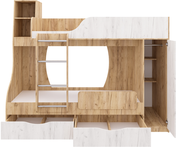 Кровать двухъярусная БАШМАЧОК