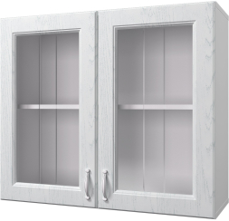 Шкаф навесной 800 мм (витрина) Принцесса