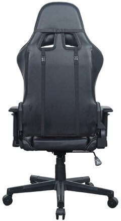 Кресло компьютерное BRABIX "GT Carbon GM-115", две подушки, экокожа, черное, 531932