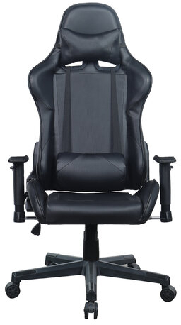 Кресло компьютерное BRABIX "GT Carbon GM-115", две подушки, экокожа, черное, 531932