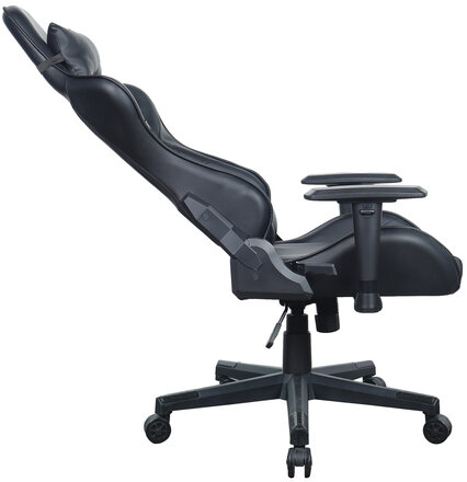 Кресло компьютерное BRABIX "GT Carbon GM-115", две подушки, экокожа, черное, 531932