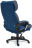 Кресло DUKE флок/ткань, синий/серый, 32/TW-12