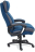 Кресло DUKE флок/ткань, синий/серый, 32/TW-12