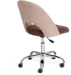 Кресло LATINA флок , бежевый/коричневый, 7/6