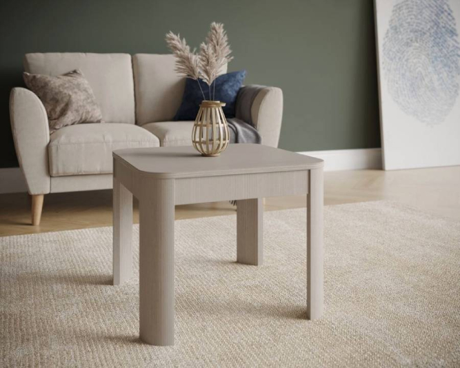 Стол журнальный Квадро (Серый камень)