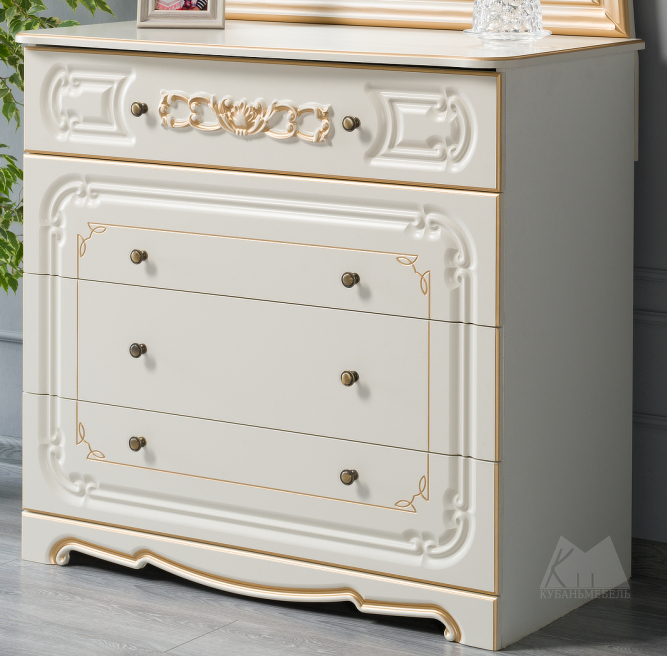 Комод Азалия (без подзеркальника) Кубань мебель