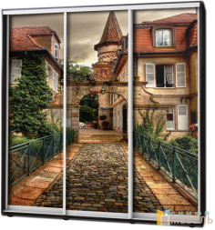 Шкаф купе 3х дв Фотопечать № 35