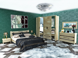 Шкаф 3-х дверный Мале