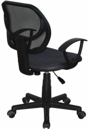 Кресло компактное BRABIX "Flip MG-305", ткань TW, серое/черное, 531951