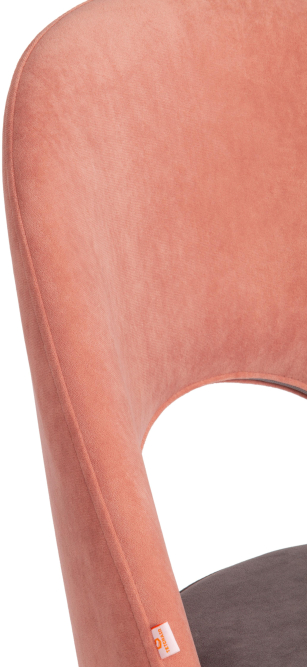 Кресло LATINA флок , розовый/серый, 137/29