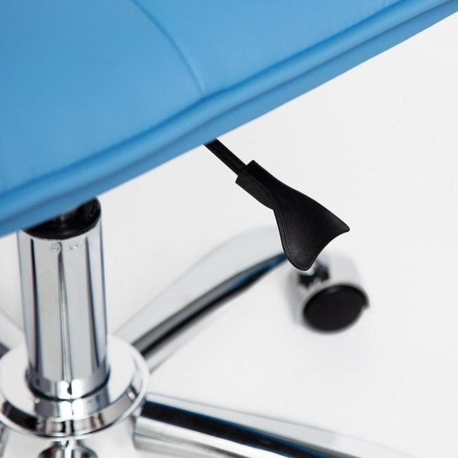 Кресло ZERO кож/зам, голубой, 04-20