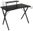 Стол компьютерный на металлокаркасе BRABIX &quot;TECH GT-002&quot;, 1000х635х750 мм, черный, 641858