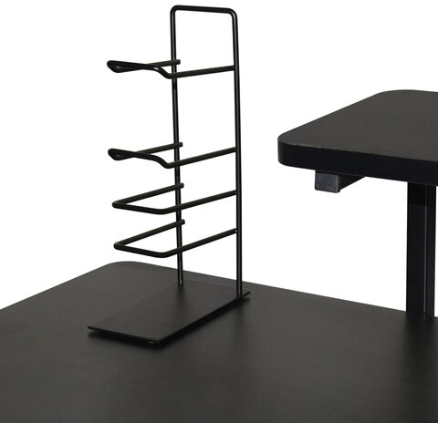 Стол компьютерный на металлокаркасе BRABIX &quot;TECH GT-002&quot;, 1000х635х750 мм, черный, 641858