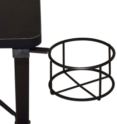 Стол компьютерный на металлокаркасе BRABIX "TECH GT-002", 1000х635х750 мм, черный, 641858