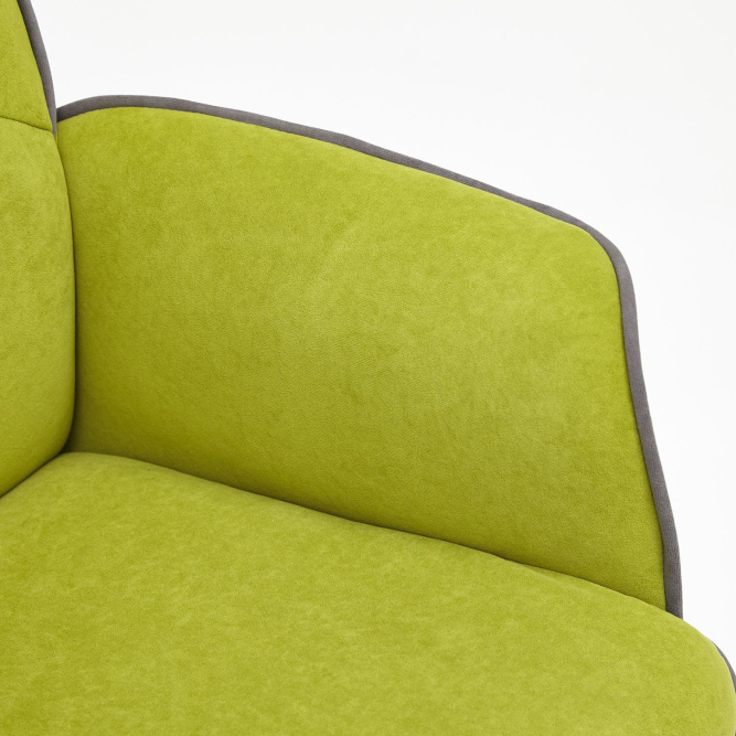 Кресло CHARM флок , олива, 23