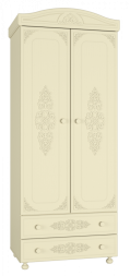 Шкаф для одежды Ассоль плюс АС-2 ваниль