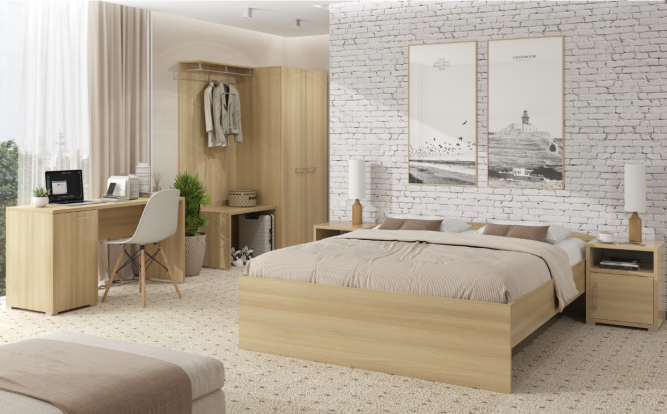 Комплект мебели для общежитий Маллоу №1