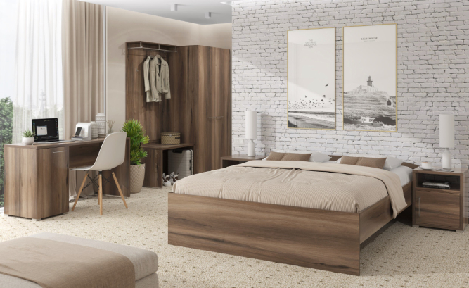 Комплект мебели для общежитий Маллоу №1