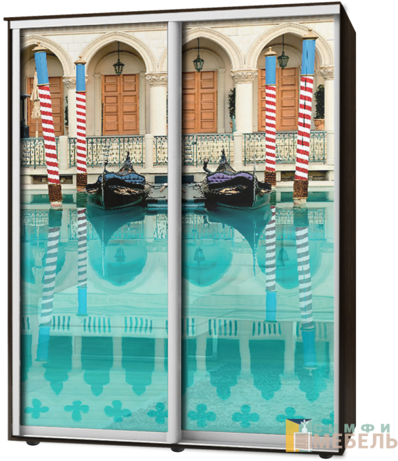 Шкаф-купе 2х дв Стандарт Фотопечать № 66
