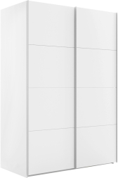 Шкаф-купе Эста 2-х дверный (ЛДСП) Белый снег