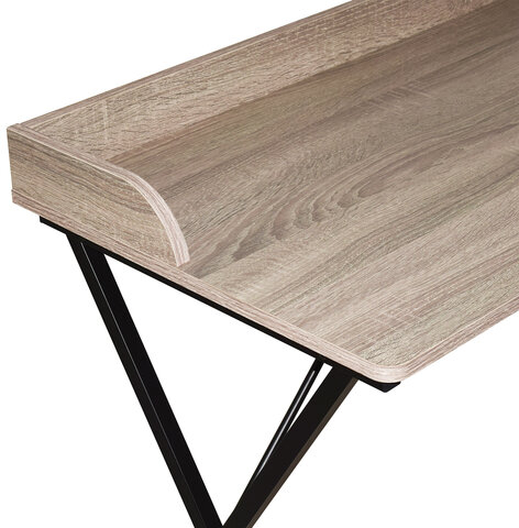 Стол на металлокаркасе BRABIX "LOFT CD-008", 900х500х780 мм, цвет дуб антик, 641864