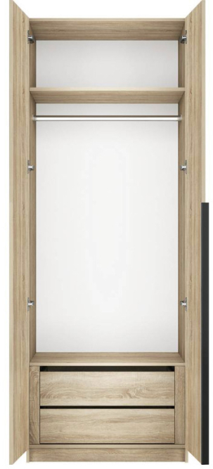 Шкаф Локер 2-х дверный (Распашной) Дуб табачный