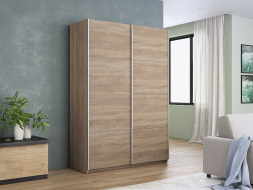 Шкаф-купе Прайм 2-х дверный (ЛДСП) Сонома