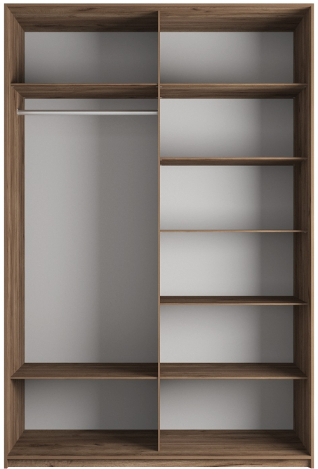 Шкаф-купе Эста 2-х дверный (ЛДСП) Крафт табачный