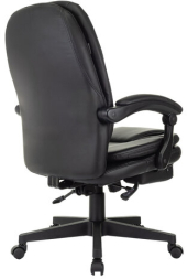 Кресло офисное CH-868N-BF, синхромеханизм, подставка для ног, экокожа, черное, 2018358