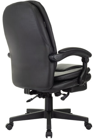 Кресло офисное CH-868N-BF, синхромеханизм, подставка для ног, экокожа, черное, 2018358