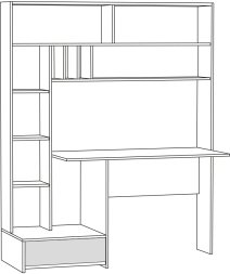 Стол письменный Лайт 03.243 Н