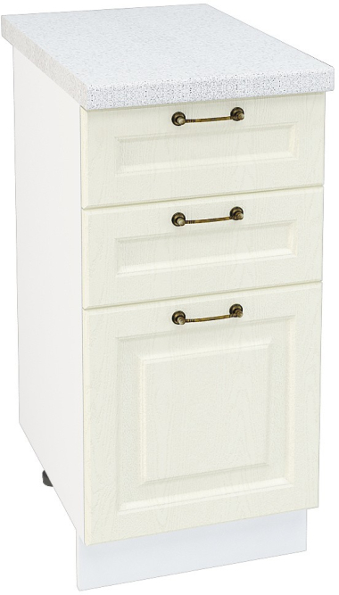 Шкаф нижний 3 ящика Кухня Ницца ШН3Я 400